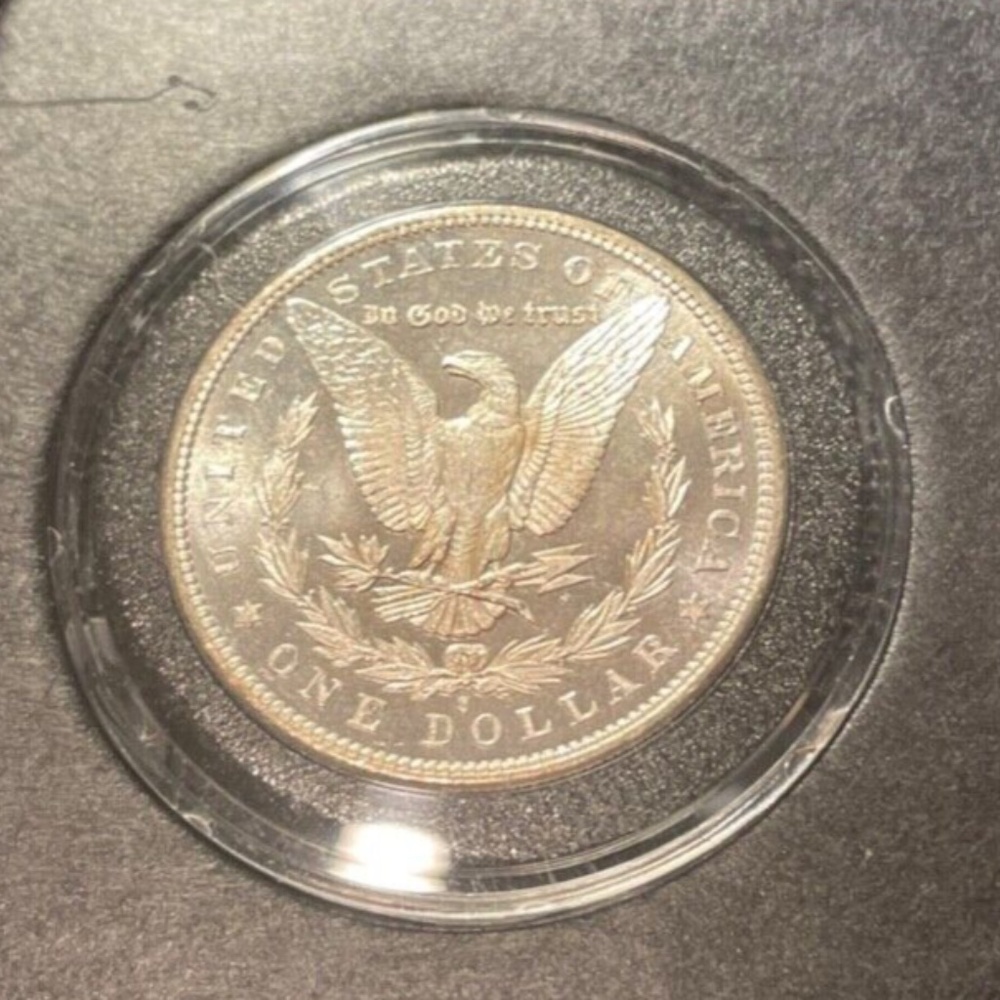 1879 S Morgan Dollar MC Uncirculated Silver $1 Coin - Picture 3 of 7